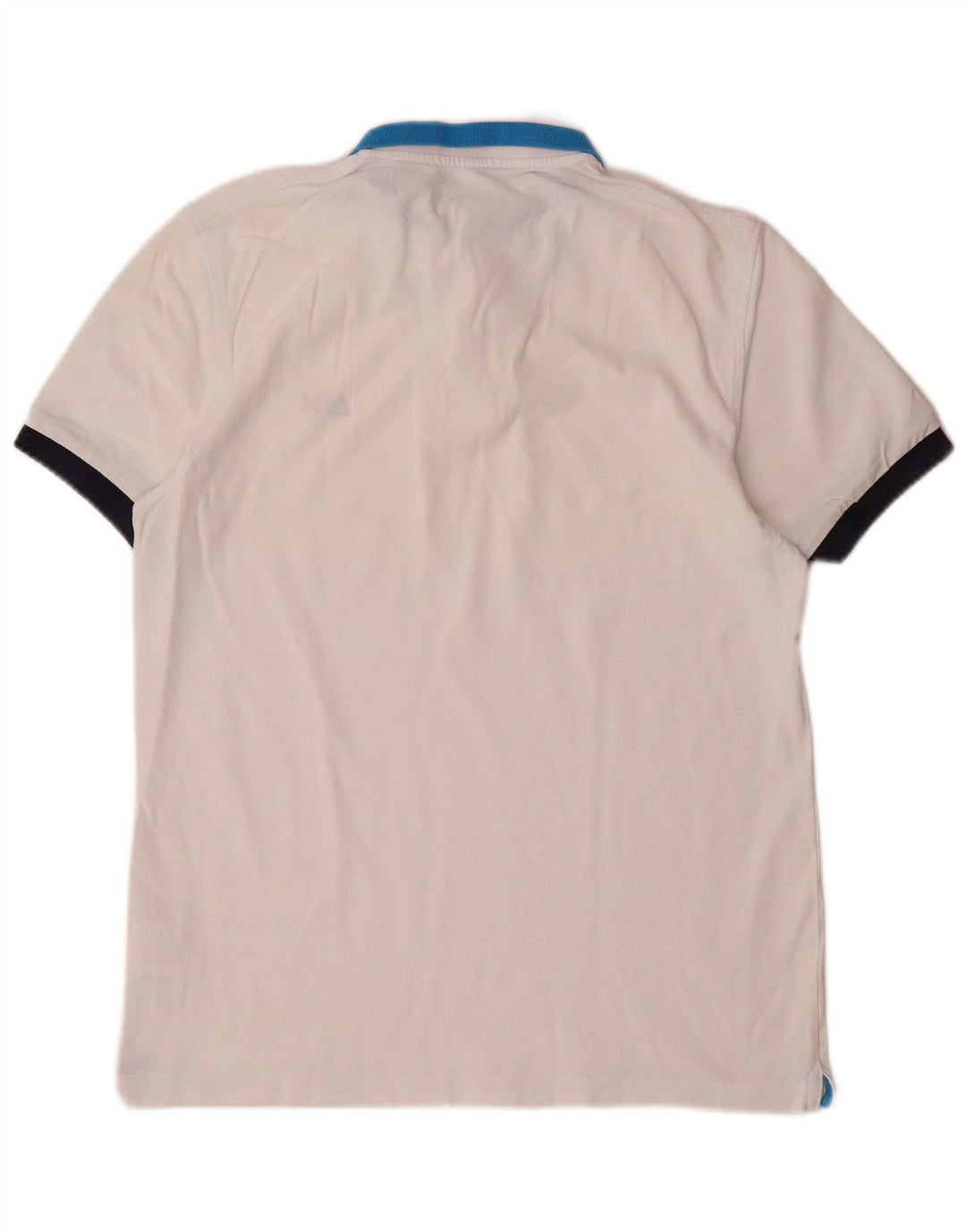 Tricou polo pentru bărbați Sun68, alb mediu, bumbac color bloc