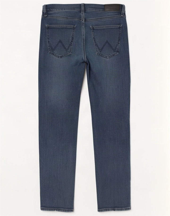 Blugi slim pentru bărbați Wrangler W32 L32 bumbac bleumarin