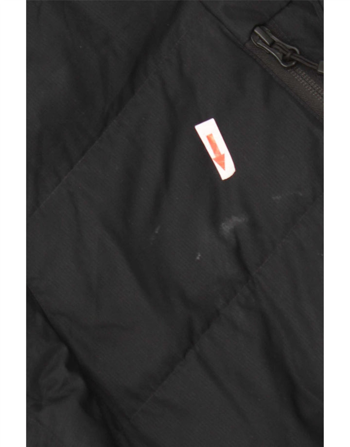 Palton căptușit cu glugă Nike pentru bărbați UK 40, mare, negru, poliester