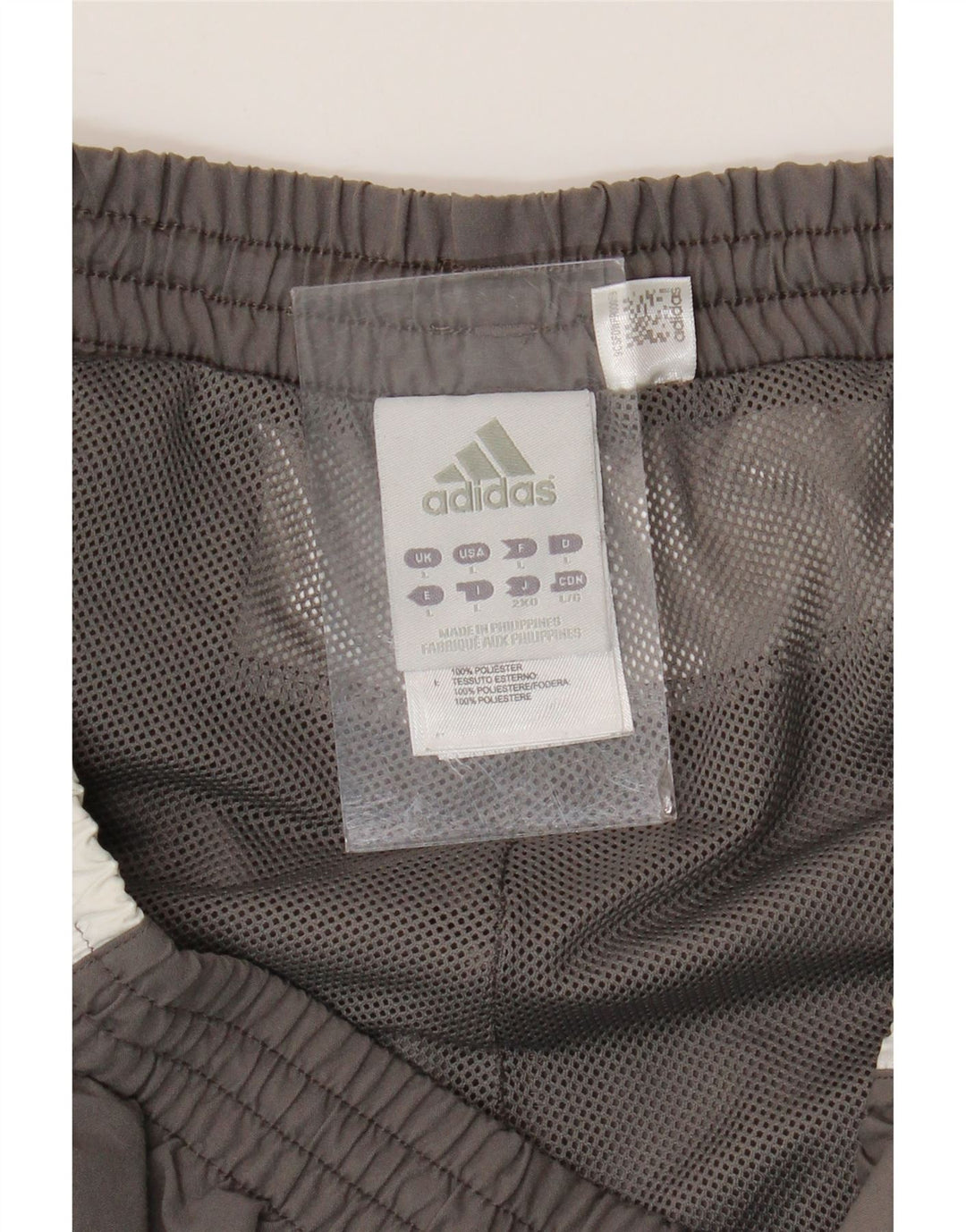 Pantaloni de trening ADIDAS pentru bărbați, mari, gri, poliester color bloc