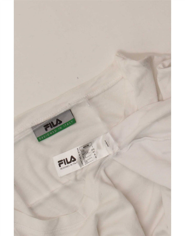 Tricou Bărbați Fila Top 2XL Bumbac Alb