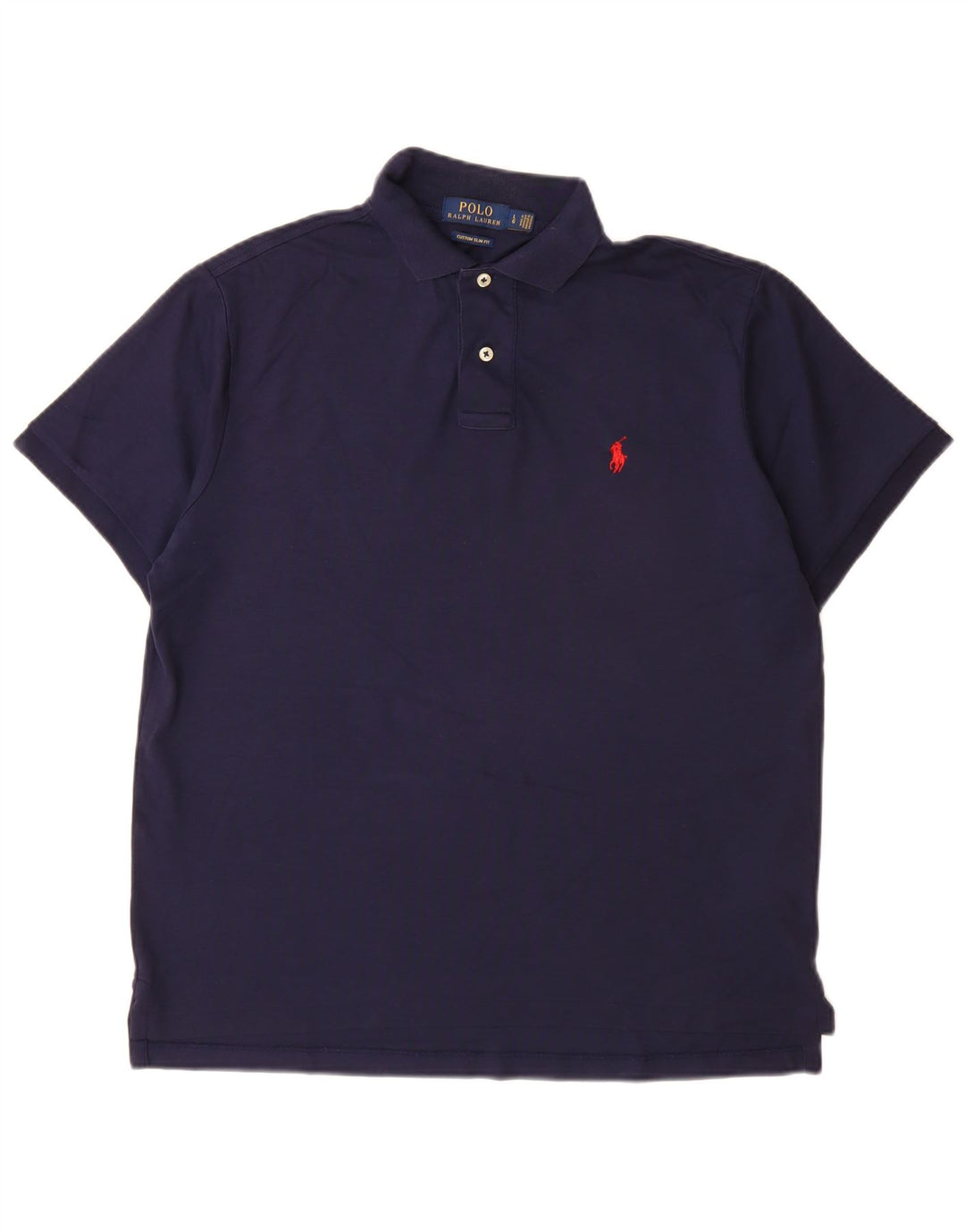 POLO RALPH LAUREN Cămașă polo personalizată pentru bărbați, bumbac, albastru bleumarin