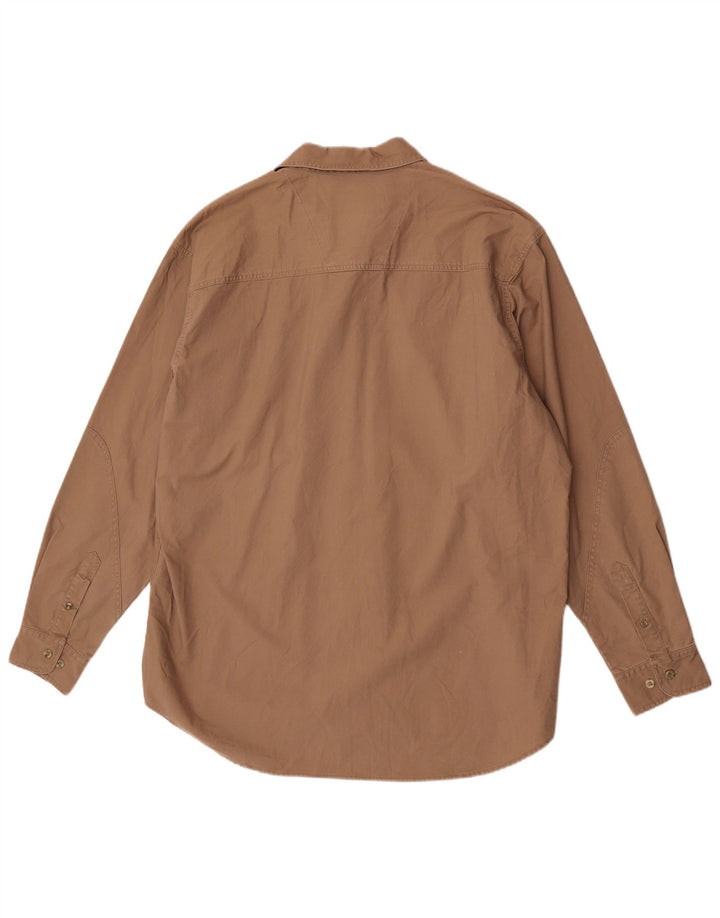 Cămașă pentru bărbați Wrangler XL bumbac maro