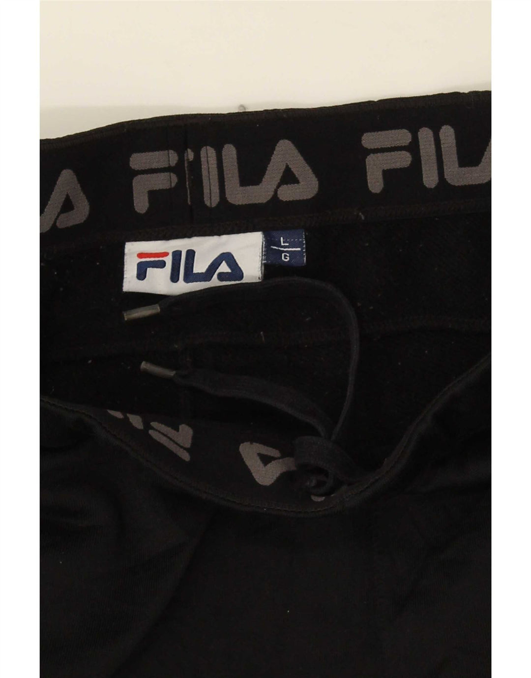 Pantaloni de trening Fila Barbati Mari Poliester Negru