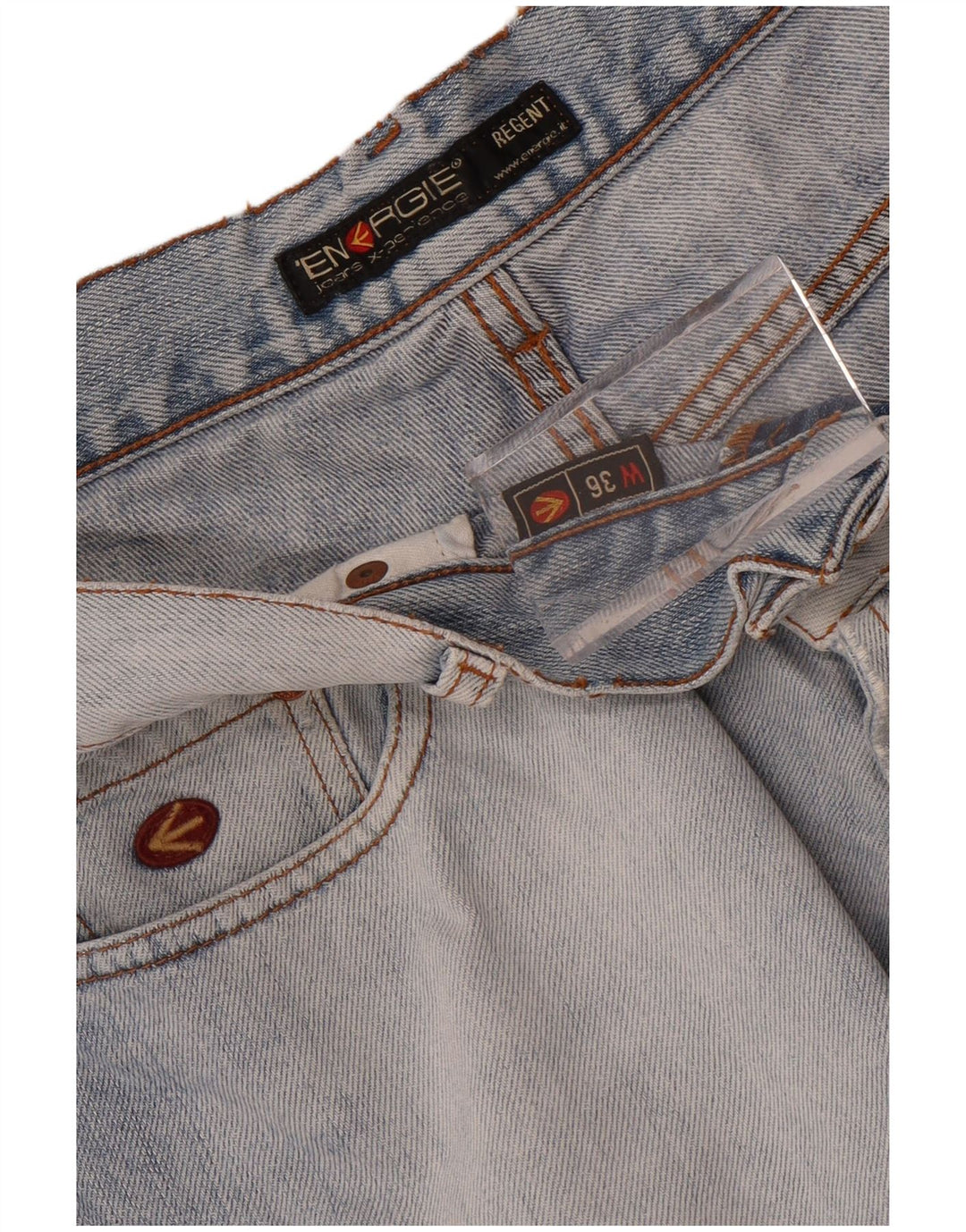 Blugi pentru bărbați Energie Regent Bootcut W36 L30 albastru