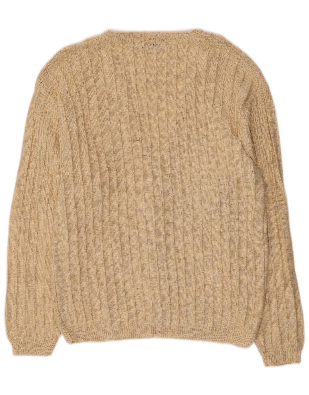 Cardigan Vintage pentru bărbați, bumbac, bej mediu
