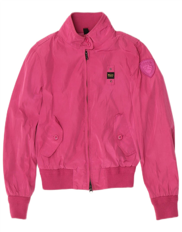 Blauer Fete Bomber Jacket 11-12 Ani Roz Poliester