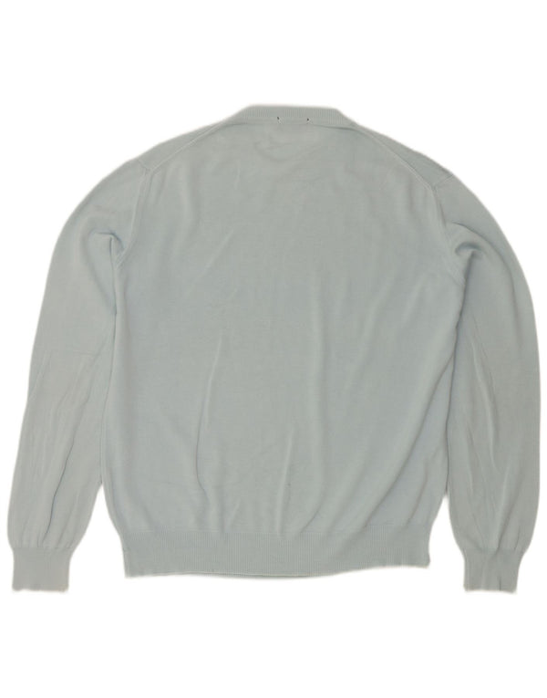 Pulover Brooksfield pentru bărbați cu gât roșu IT 48 Medium Blue