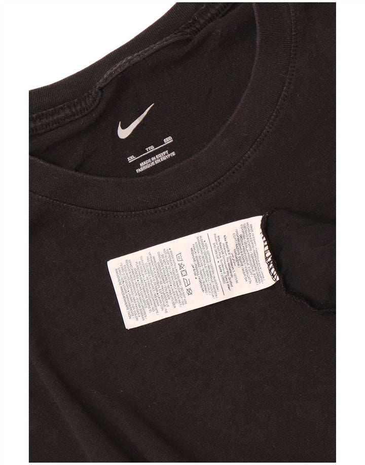 Tricou pentru bărbați NIKE Top 2XL bumbac negru