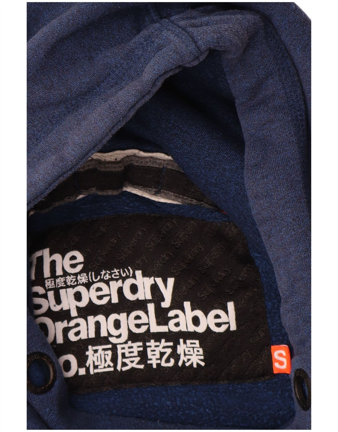 Pulover Superdry pentru bărbați, bumbac, albastru bleumarin