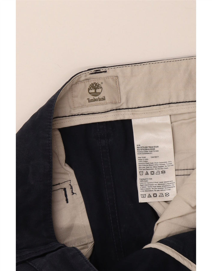 Pantaloni scurți cargo pentru bărbați Timberland W38 XL, bumbac bleumarin