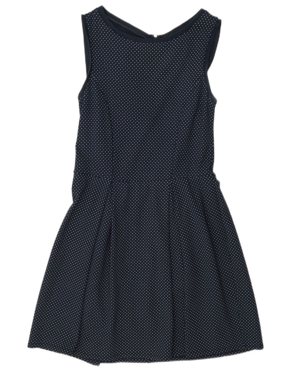 Max & Co. Rochie A-Line fără mâneci pentru femei UK 12 Medium Bleumarin Pete