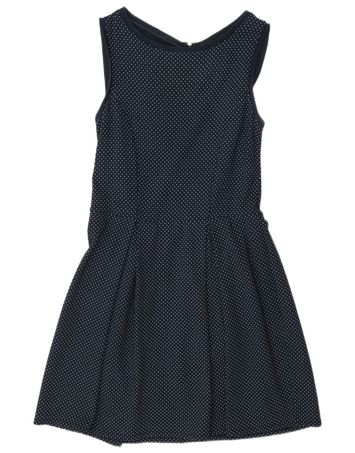 Max & Co. Rochie A-Line fără mâneci pentru femei UK 12 Medium Bleumarin Pete
