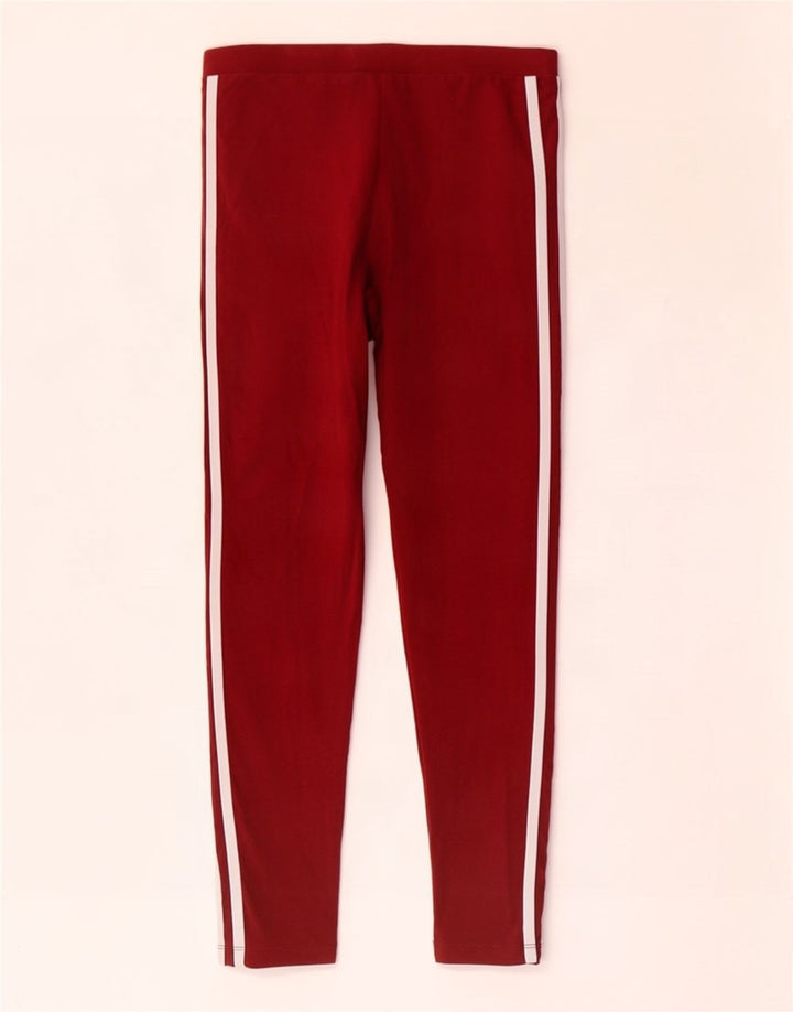 Leggings pentru femei Adidas UK 10, bumbac maro mic
