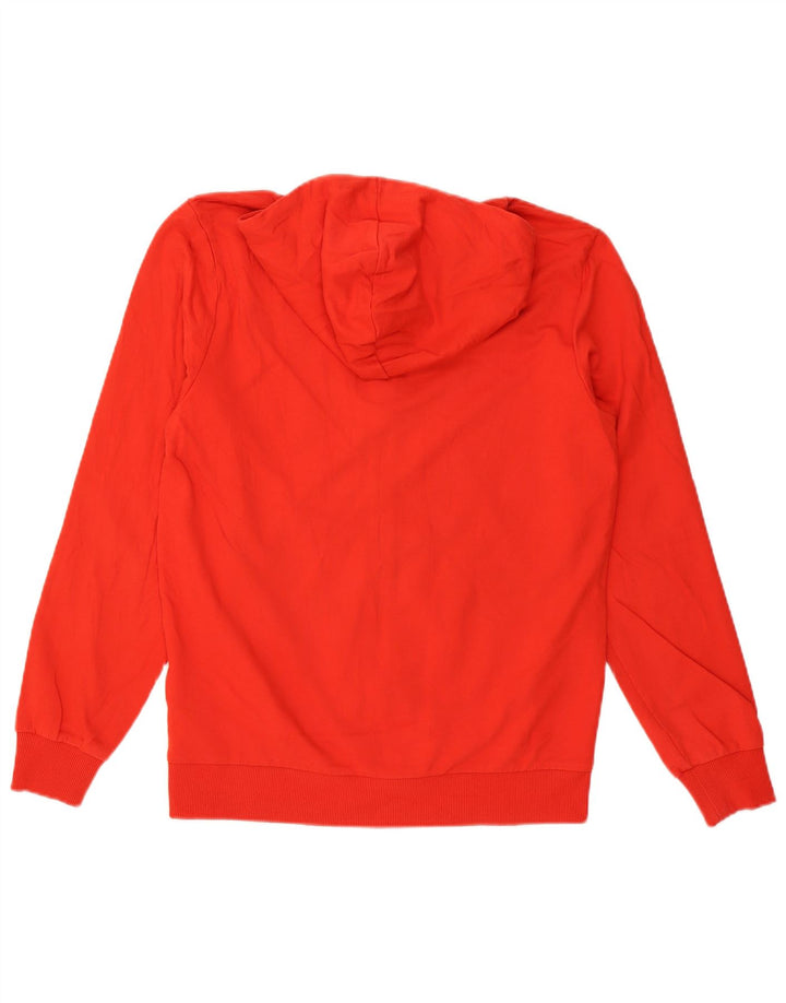 Pulover Puma pentru bărbați, cu fermoar, bumbac roșu mediu