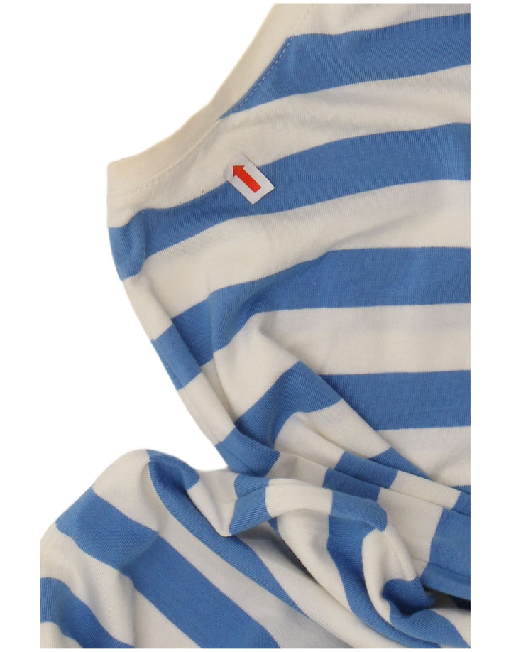VINEYARD VINES Rochie tricou fără mâneci pentru femei UK 10 Small Blue Striped