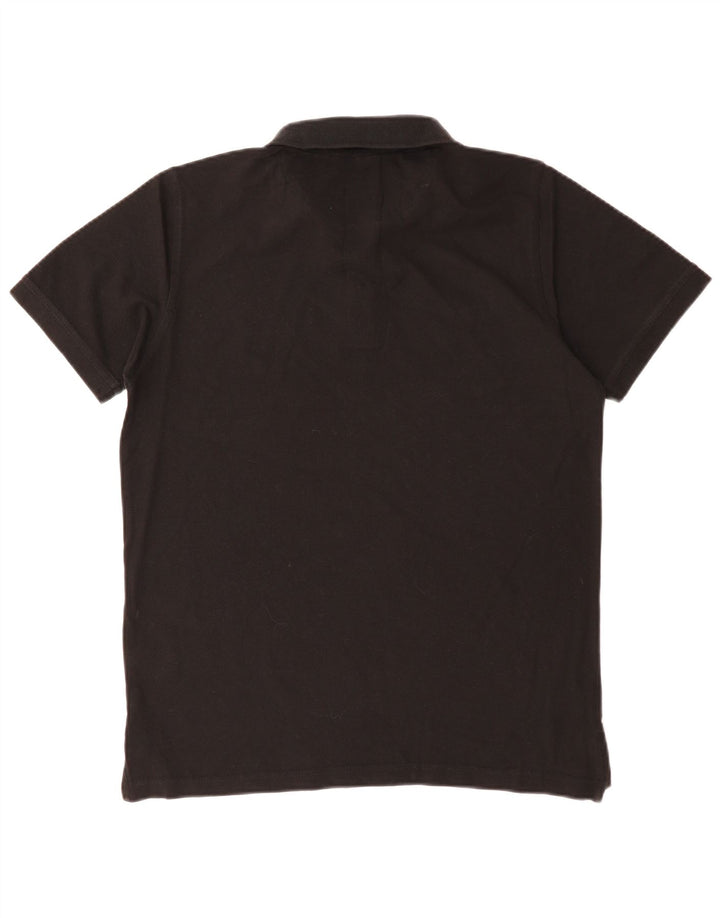Cămașă polo Pierre Cardin pentru bărbați, bumbac negru mediu, cu formă regulată