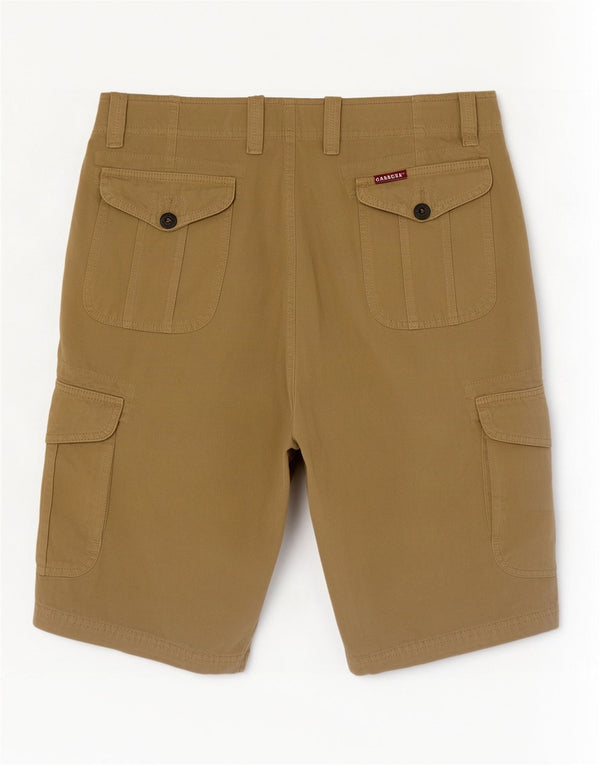 Pantaloni scurți cargo pentru bărbați Carrera W33, bumbac mediu kaki
