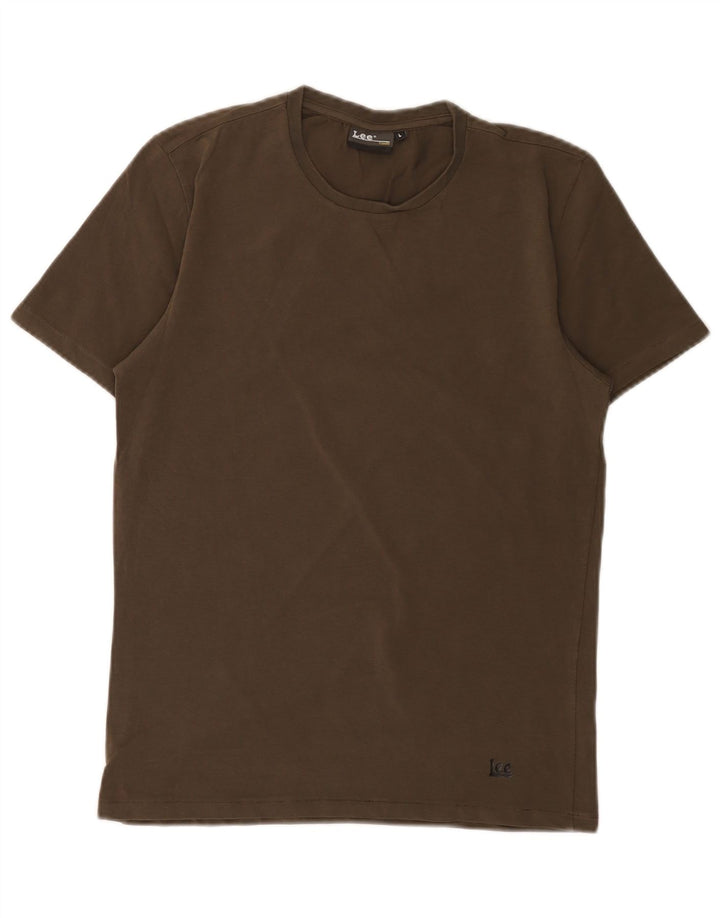 Tricou pentru femei Lee Top UK 14 Large Kaki