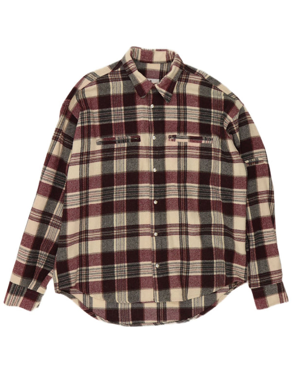 Cămașă de flanel pentru bărbați, 2XL, multicolor, acrilic