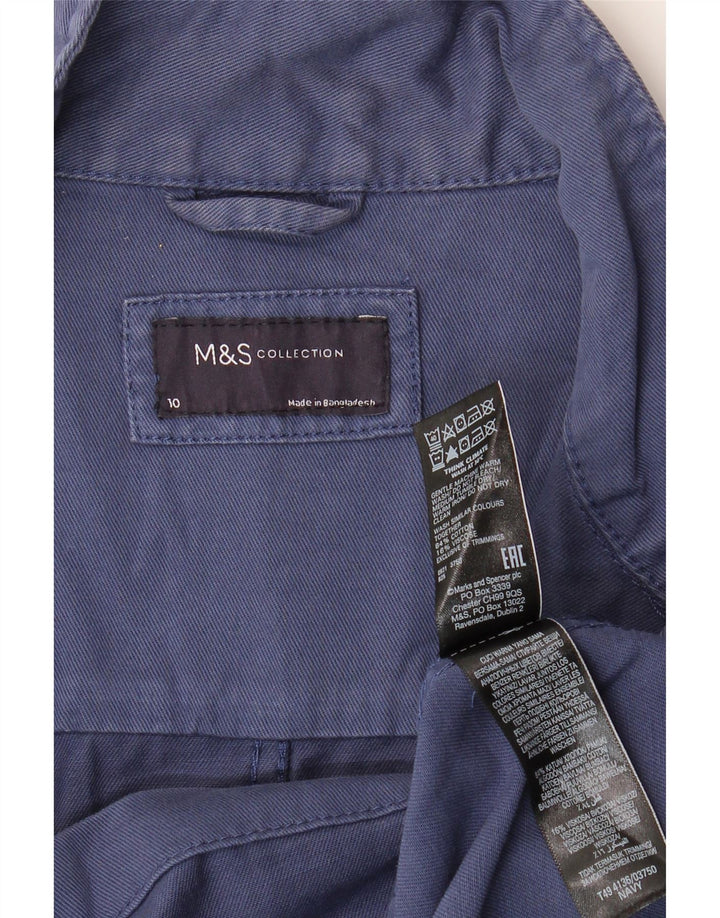 Marks & Spencer Jachetă utilitare supradimensionată pentru femei UK 10 Small Bleumarin