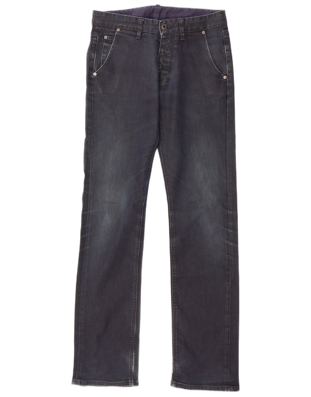 Massimo Dutti Blugi bărbați drepți EU 40 Mediu L31 L34 Bumbac bleumarin