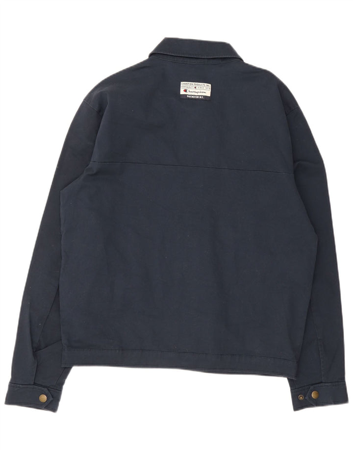 Jachetă Bomber pentru bărbați Champion UK 38 Medium Bluemarin Bumbac