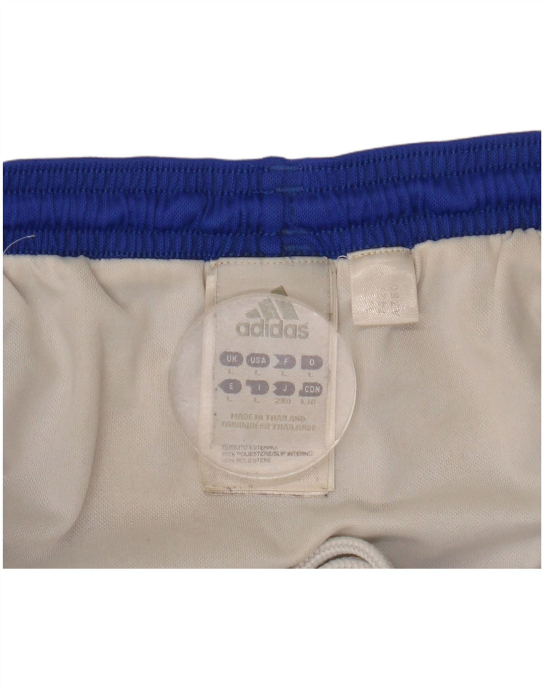 Pantaloni scurți sport pentru bărbați Adidas, mari, albastru, poliester