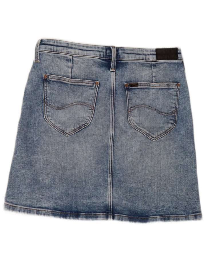 Fustă A-Line LEE denim pentru femei W29 bumbac albastru mediu