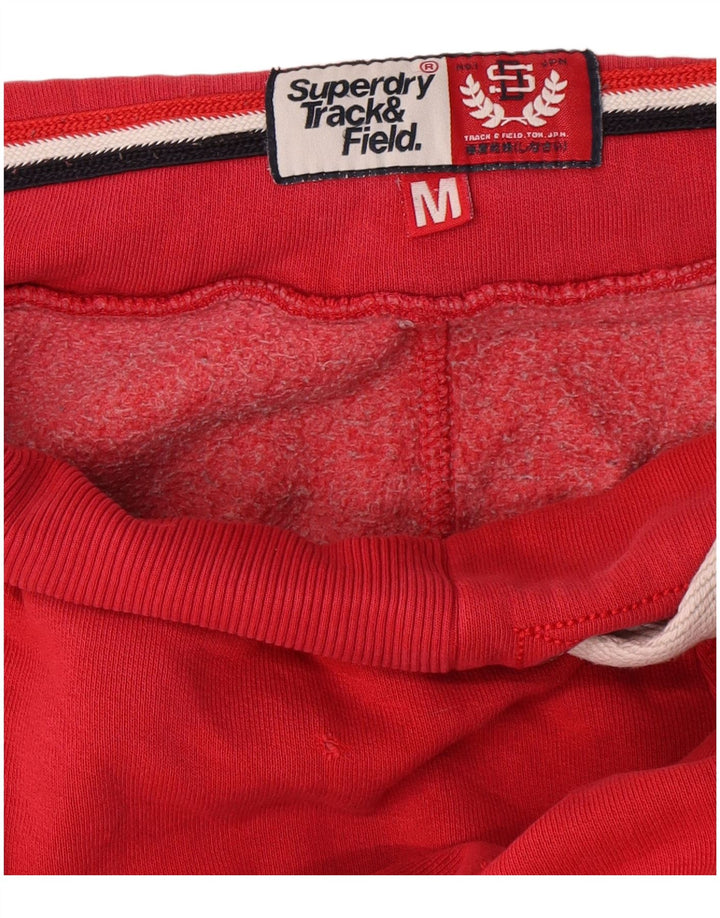 Pantaloni de trening grafic Superdry pentru bărbați, roșu mediu