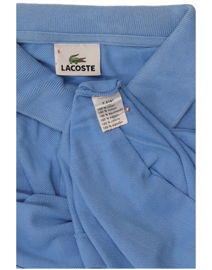 Tricou polo pentru bărbați LACOSTE Mărimea 6 XL Bumbac albastru