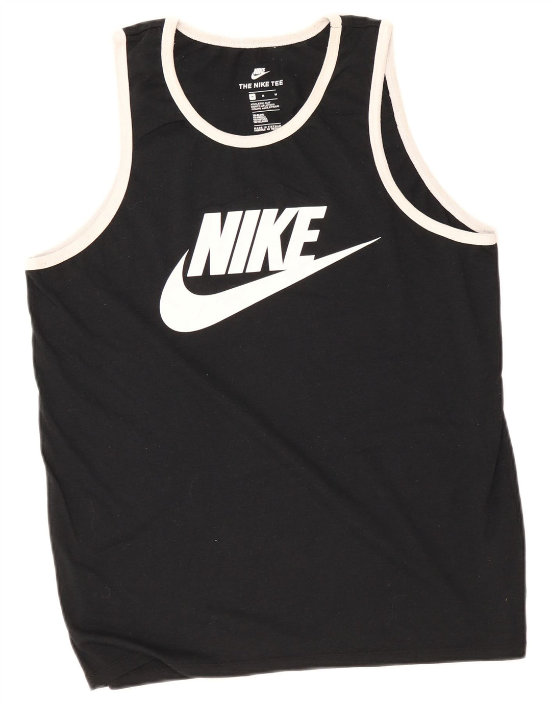 Vestă grafică cu croi atletic Nike pentru bărbați, poliester mediu negru