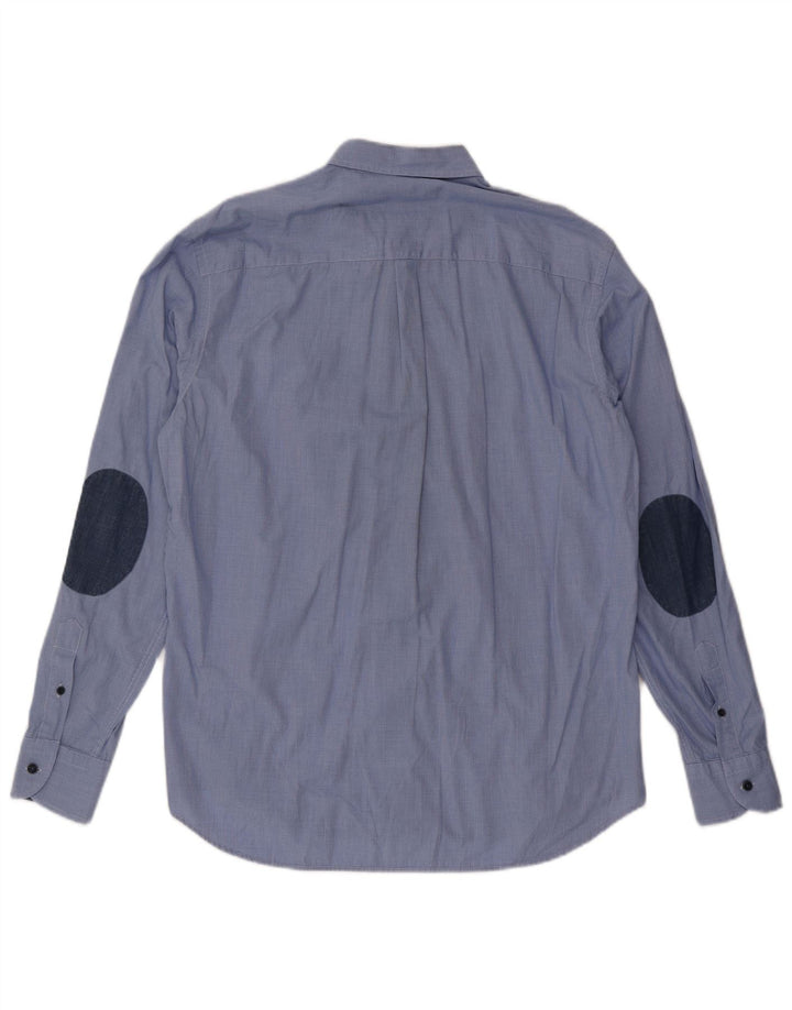 Cămașă Harmont & Blaine pentru bărbați, cu croială normală, XL, albastru Houndstooth