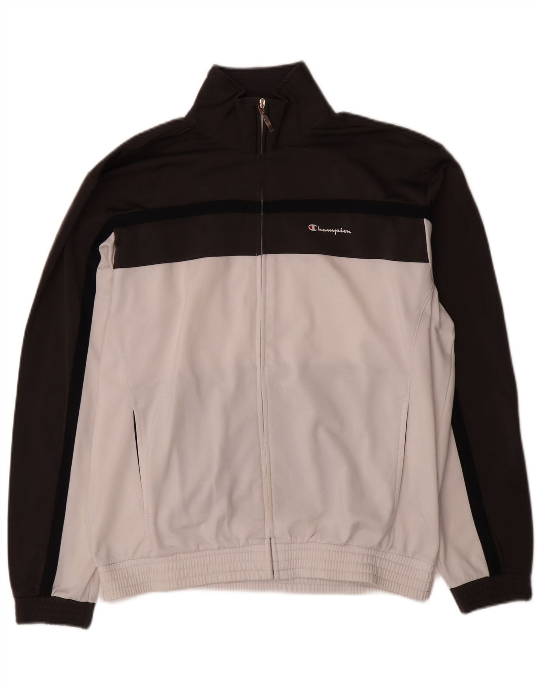 Jachetă pentru trening pentru bărbați Champion, mare, negru, poliester color bloc