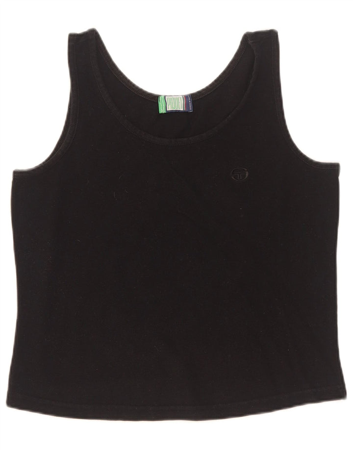 Sergio Tacchini pentru femei Crop Vest Top UK 10 Small Black
