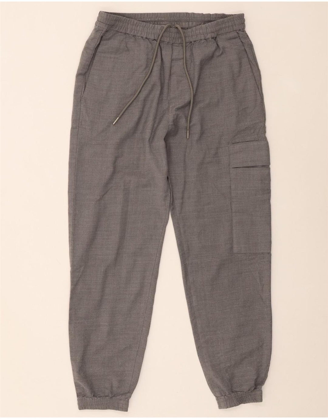 Pantaloni cargo pentru bărbați Cos Joggeri Mici L29 L27 Lână gri