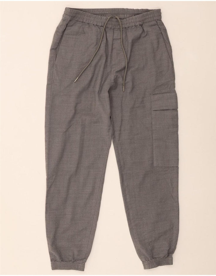 Pantaloni cargo pentru bărbați Cos Joggeri Mici L29 L27 Lână gri