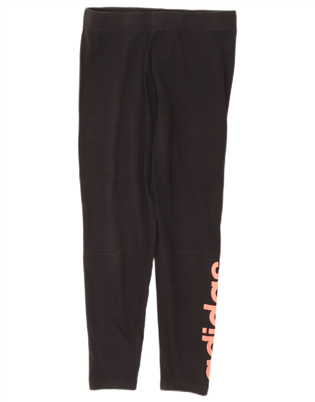 Leggings grafic Adidas pentru femei UK 12/14 bumbac mediu negru