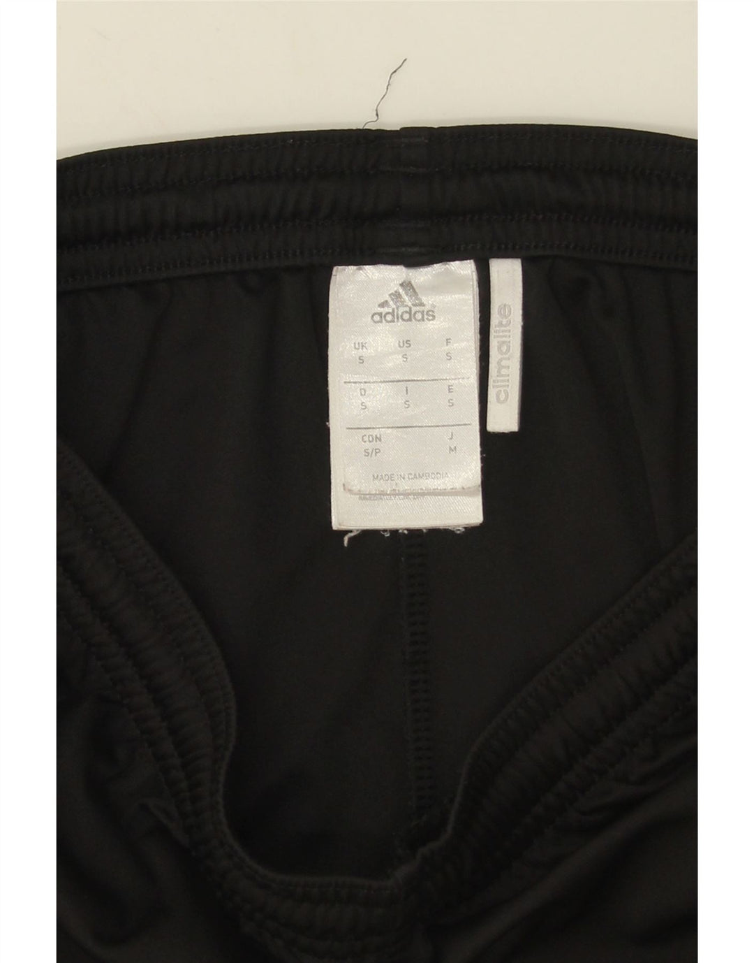 Pantaloni scurți sport adidas Climalite pentru bărbați, poliester negru mic