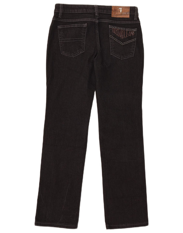 Blugi drepti pentru femei Trussardi W28 L29 bumbac negru