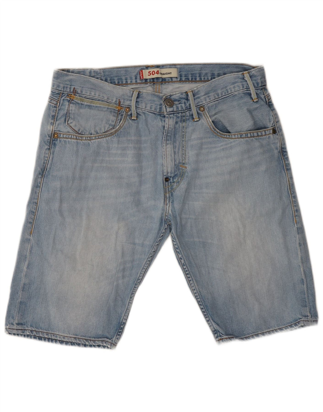 Pantaloni scurți Levi's 504 Denim W32 Medium Blue Bumbac