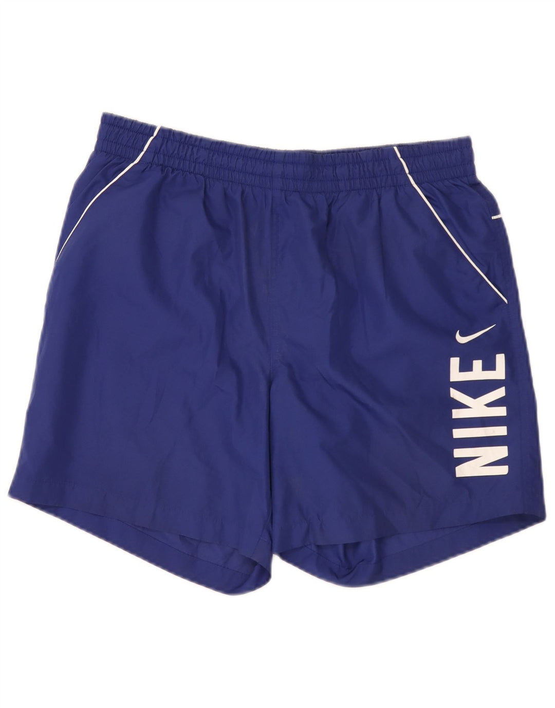 Pantaloni scurți sport grafic Nike pentru bărbați, mari, albastru, poliester