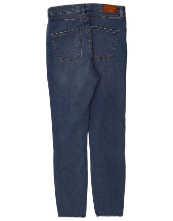 Blugi skinny pentru femei cu talie înaltă Zara EU 40 Medium L30 L29 Bumbac albastru