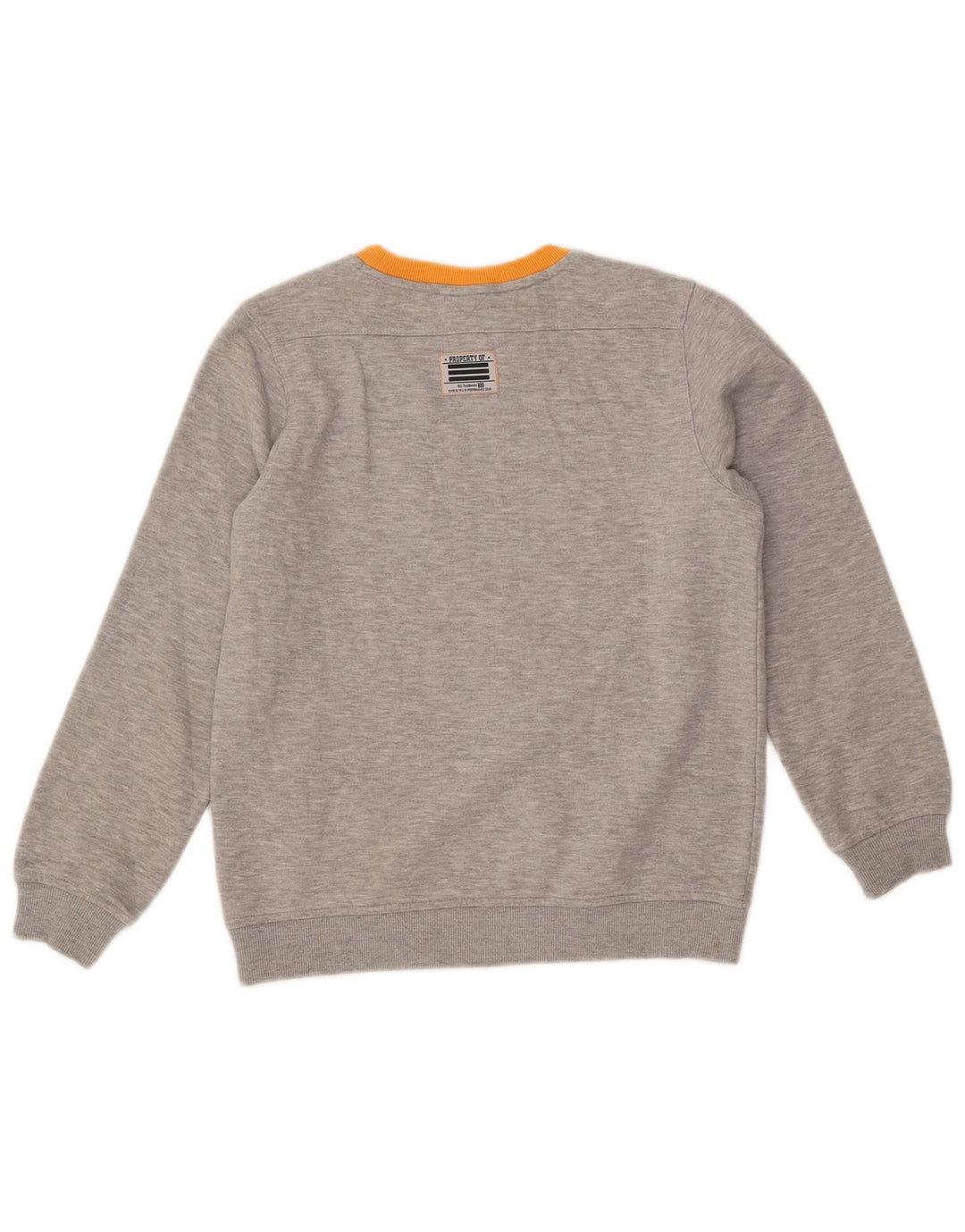 Pulover ADIDAS pentru fete, cu grafic, 11-12 ani, bumbac cu pete gri