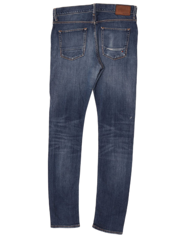 Blugi Tommy Hilfiger pentru femei Layton Super Slim W31 L32 Albastru
