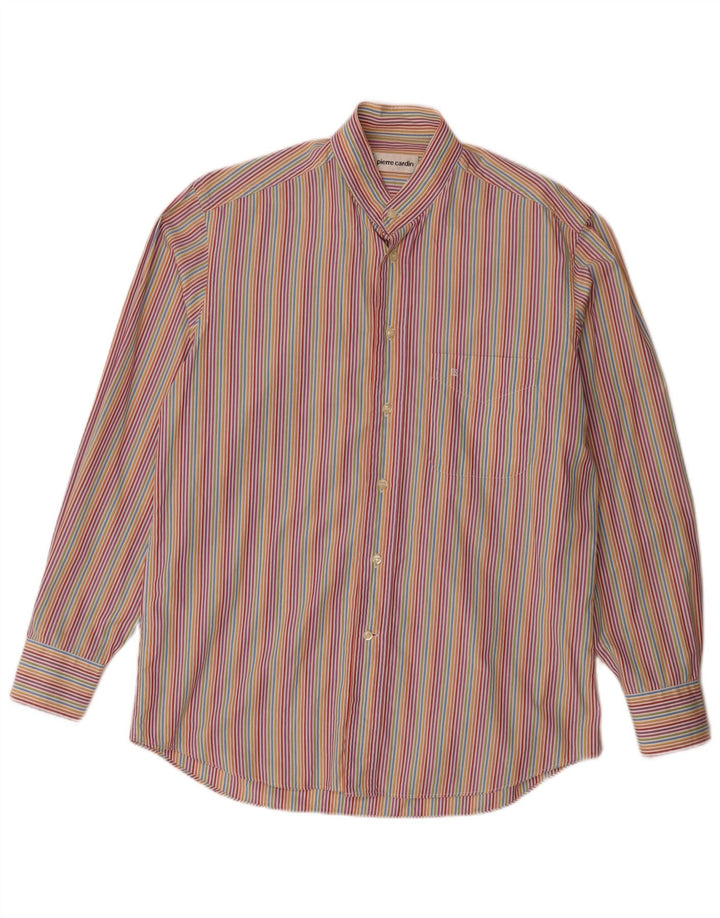 Cămașă pentru bărbați Pierre Cardin Mărimea 151/2 39 Medium Multicolor Pinstripe
