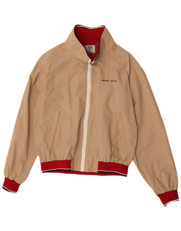 Jachetă Bomber pentru bărbați North Sails UK 38 Medium Bej Poliamidă color bloc