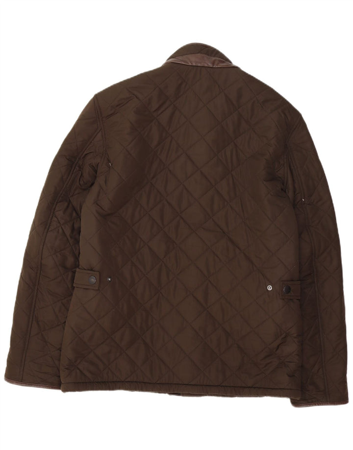 Jachetă matlasată pentru bărbați Barbour UK 40 Poliester maro mare