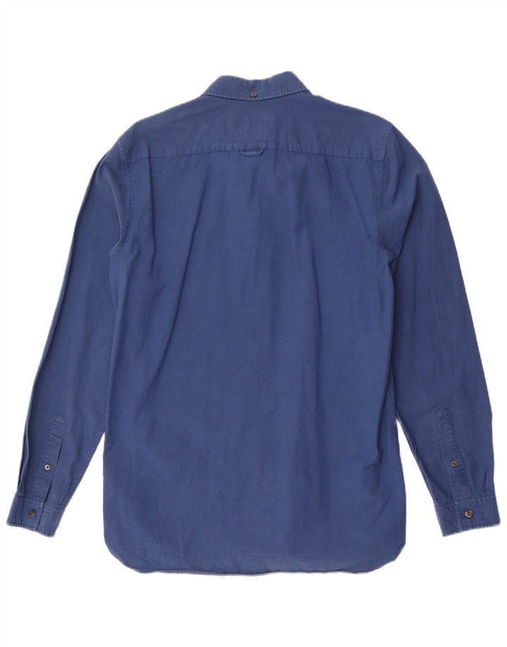 Cămașă pentru bărbați Lacoste Slim Fit Mărimea 40 Bumbac mediu albastru bleumarin