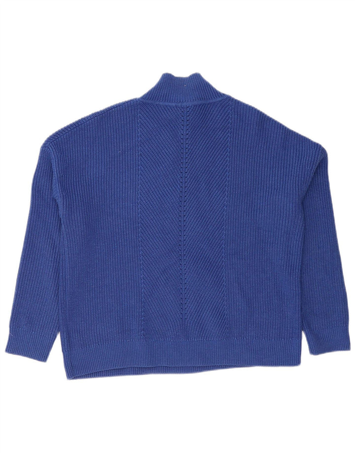 Pulover cu gât țestoasă Hobbs pentru femei UK 16 Large Blue